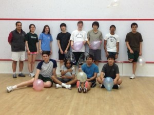 The Last Day of Class of Spring 2013 Co-ed Intramural Squash at Concord Academy.