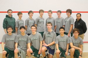 2010-11 Concord Academy Girls Varsity Squash with Coaches, Josh Parker and Tariq Mohammed.
