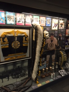 Highly values sports memorabilia in The Sports Museum, Boston, Massachusetts.